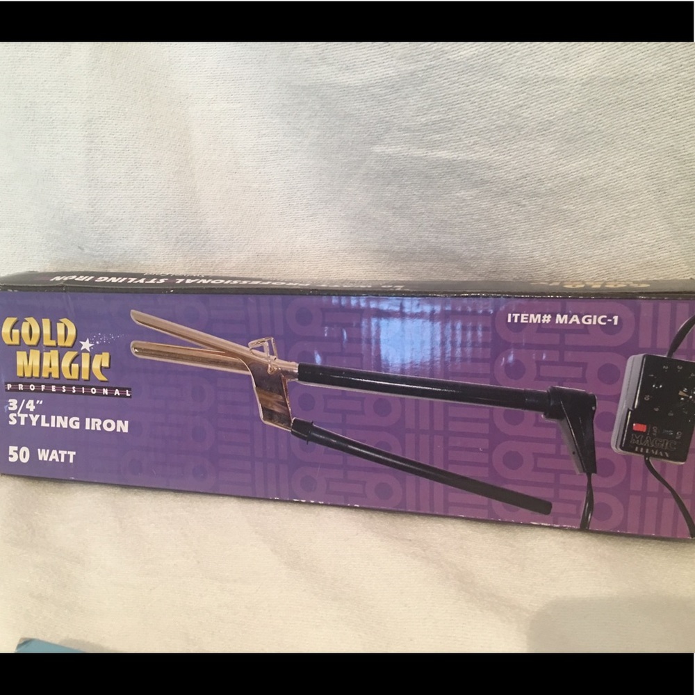3/4” Gold Magic Professional Styling Iron- 50 WATT